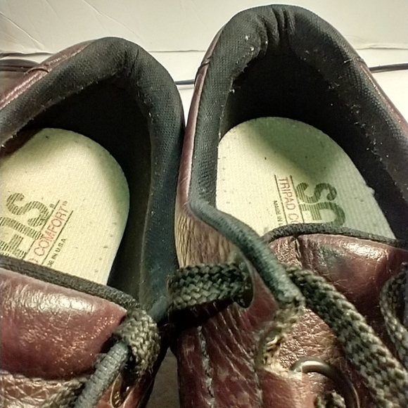 SAS Bout Time Cordovan Burgundy Lace Up Walking Shoes Men's sz 13S. - Picture 10 of 12